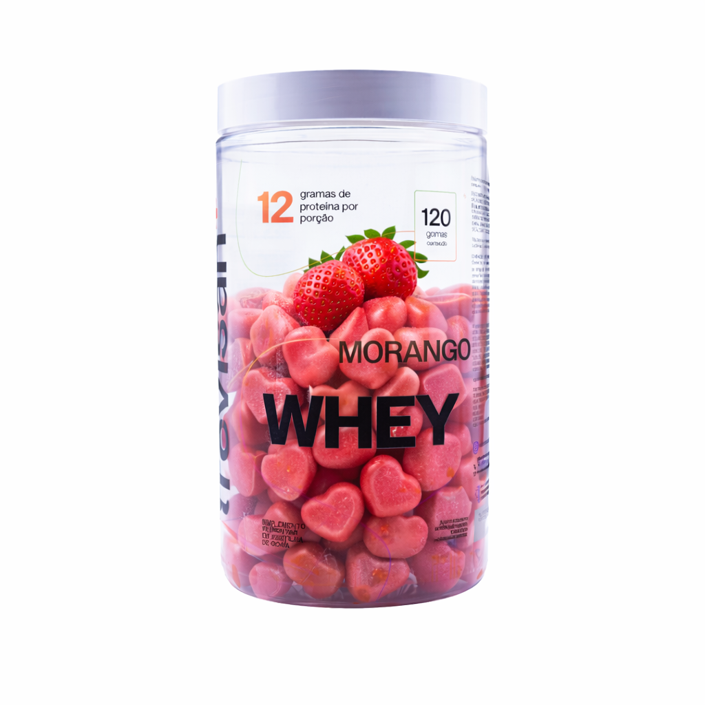 Whey Protein Concentrado Sabor Morango + Whey Protein Concentrado Pistache